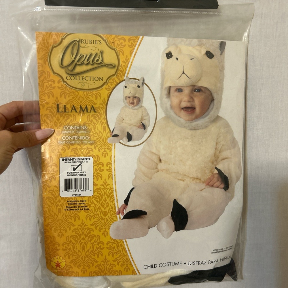 Rubie's Opus Collection Cream and Black Llama Costume